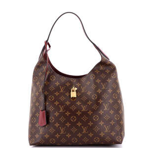 Louis Vuitton Flower Hobo Monogram Canvas with Leather